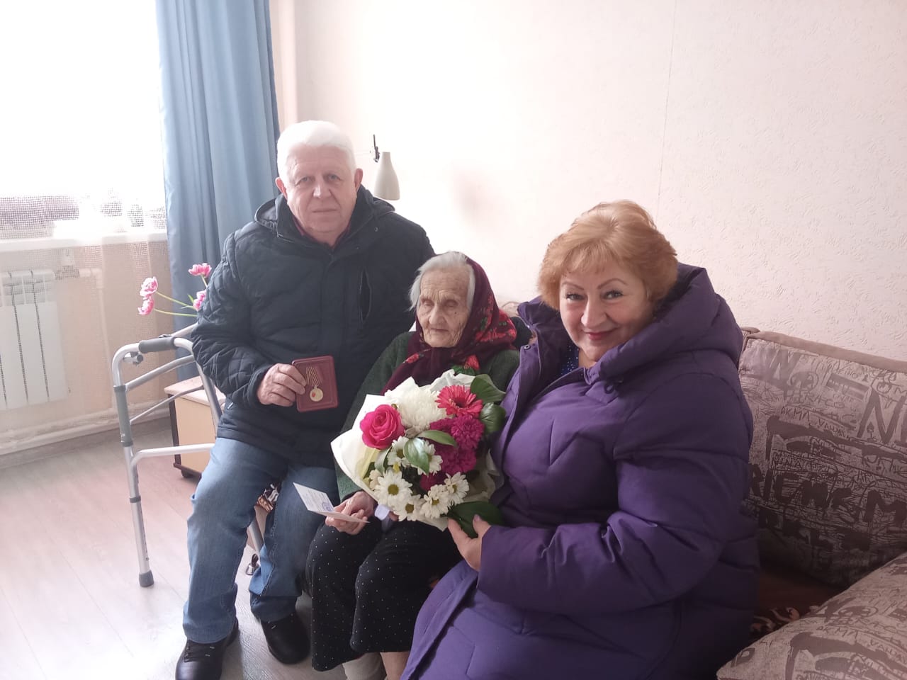 Награждение тружеников тыла юбилейной медалью 80 лет Победы в Великой Отечественной войне!      .